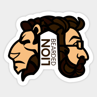 Bearded Lion Sticker